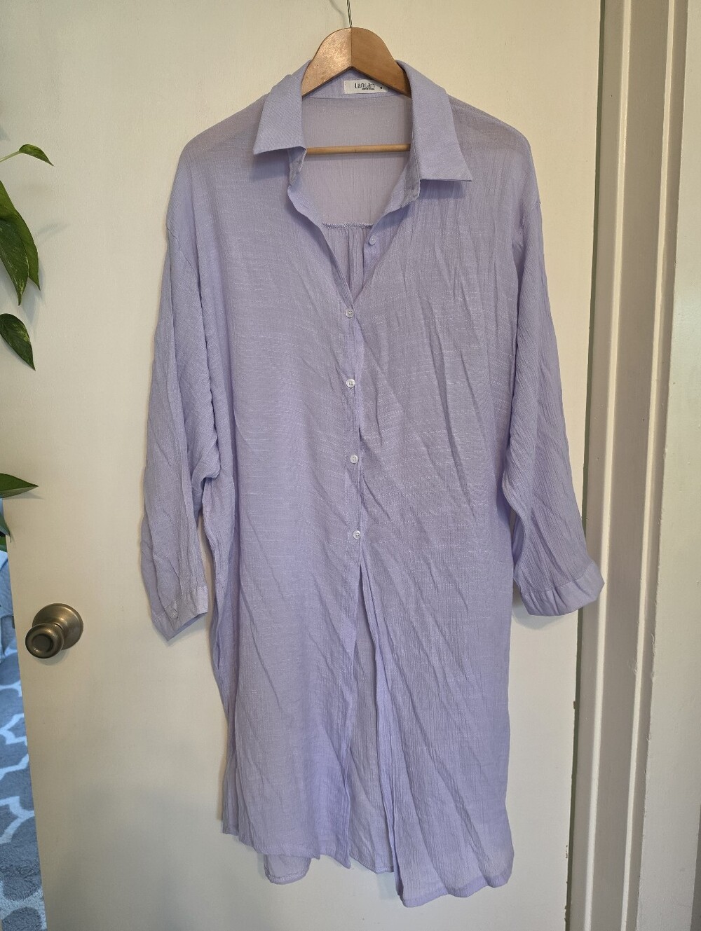 Lanlan Oversized Gauzy Duster/Dress/Cover Up